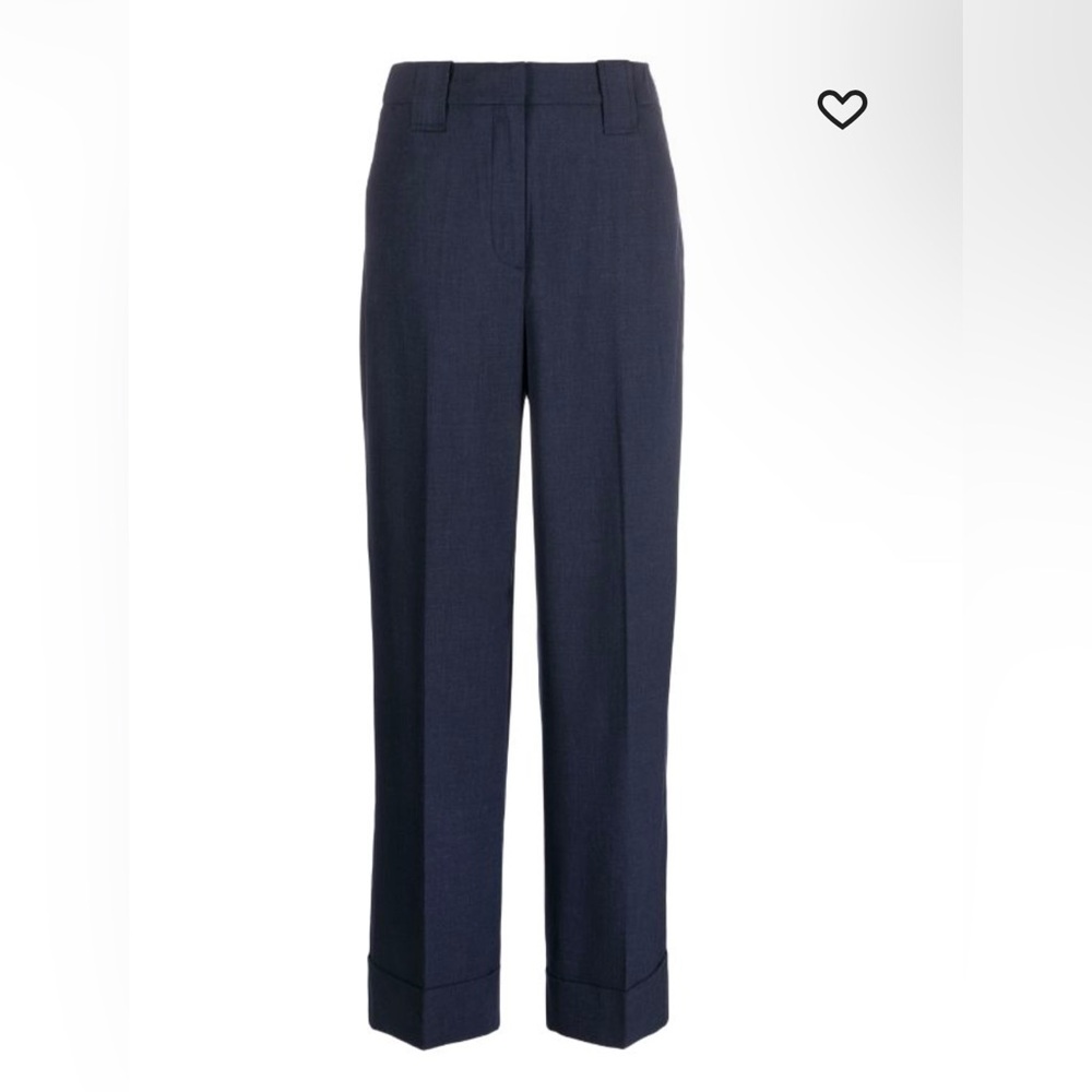 Ganni High-Waist Straight -Leg Trousers